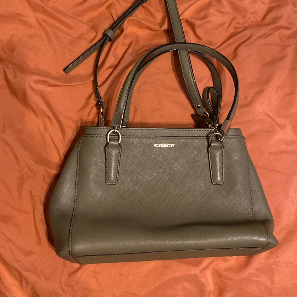Coach green Christie bag